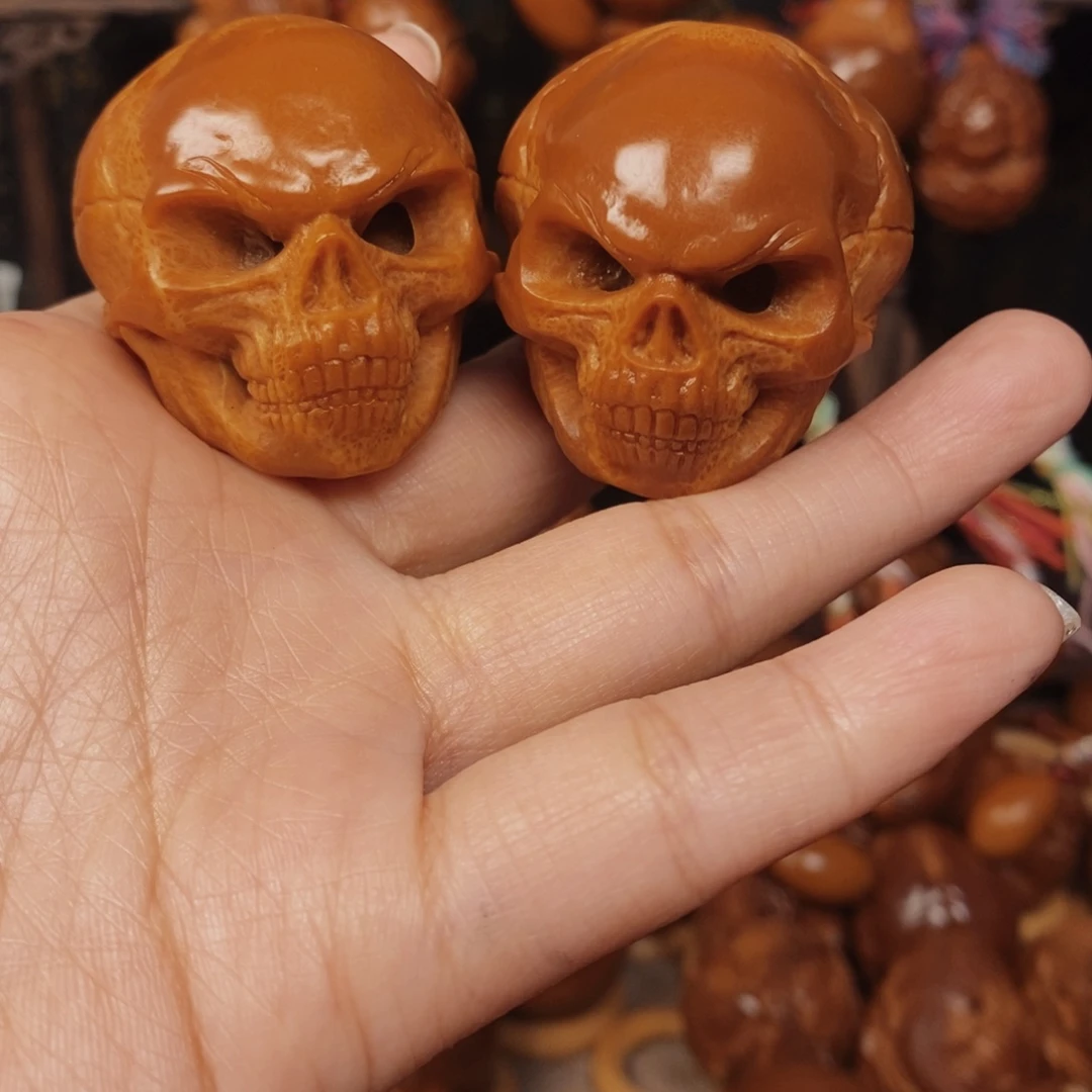 手串/手链橄榄核骷髅一对36尺0088