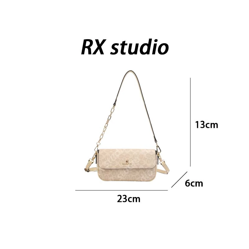 【瑞熙高定】BF-66303-米黄-轻奢小众设计感时尚百搭ins女士包