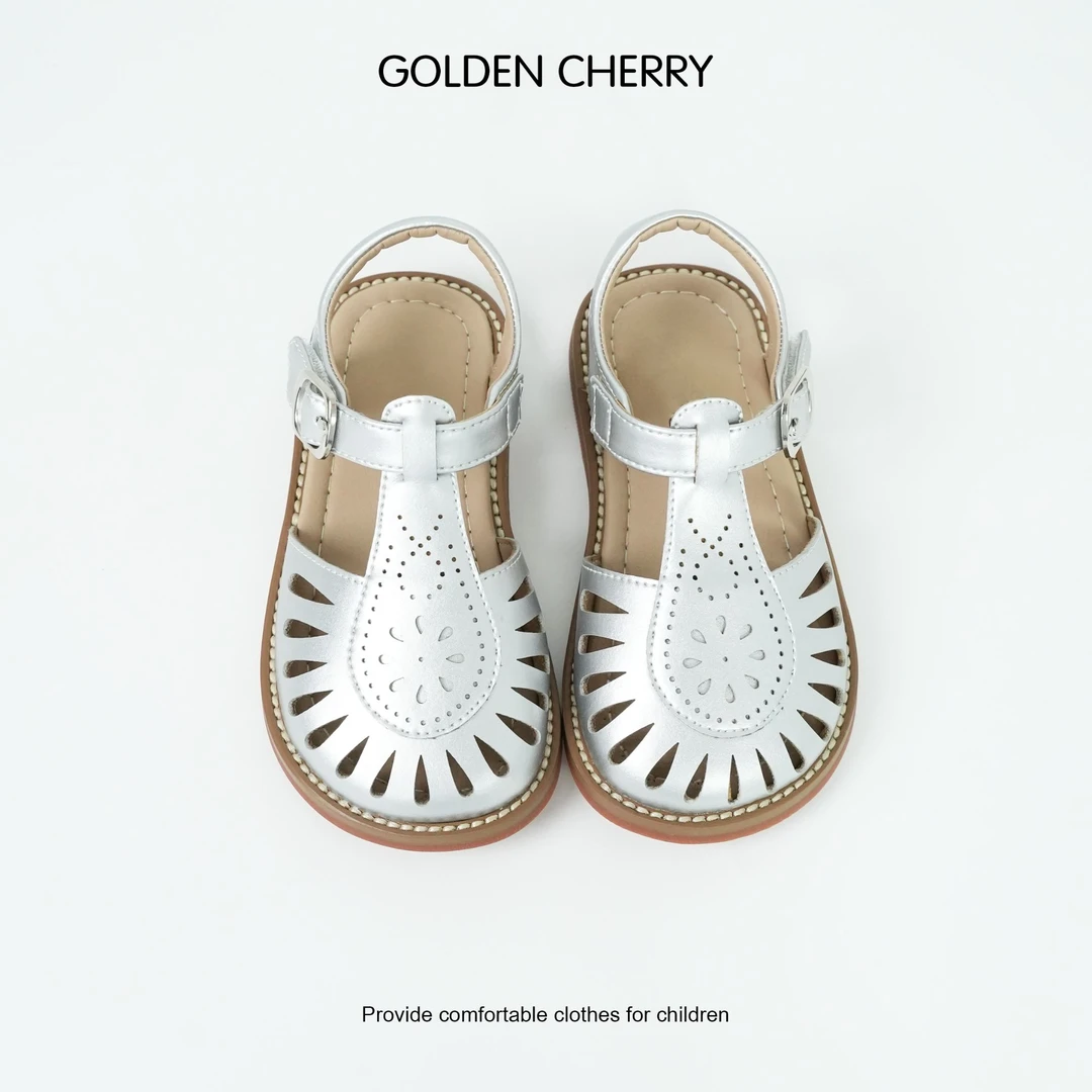 【金樱桃Golden cherry】小童凉爽包头皮鞋