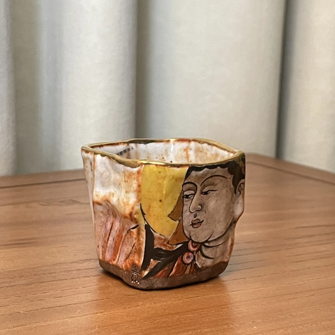 【老黑】敦煌四方杯(画片大小随机发一个)