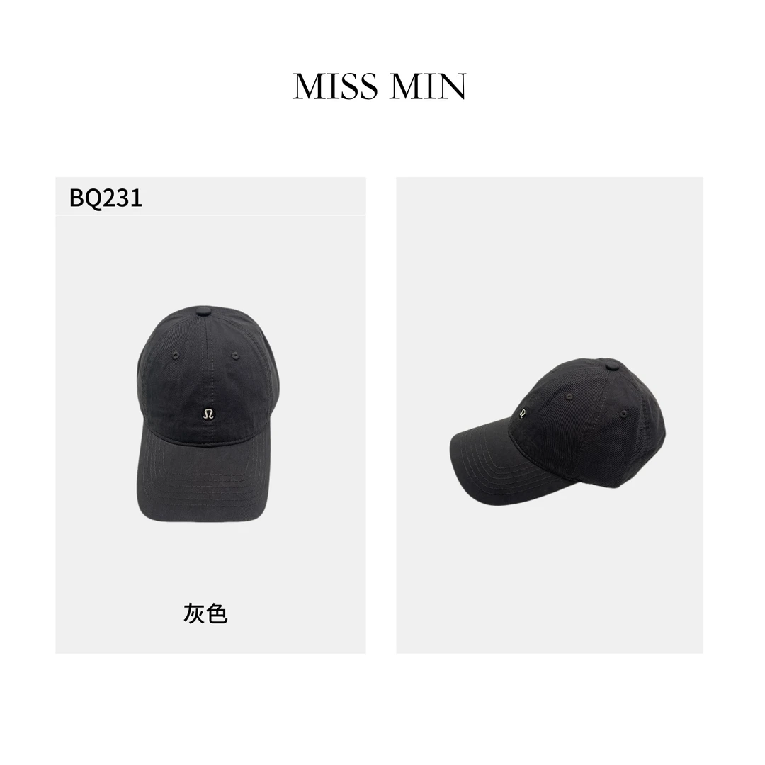 MISS MIN  BQ231 露露夏季软顶棒球帽男女百搭鸭舌帽防晒遮阳帽