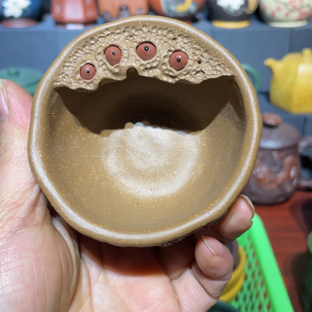 原矿紫砂手工主人杯