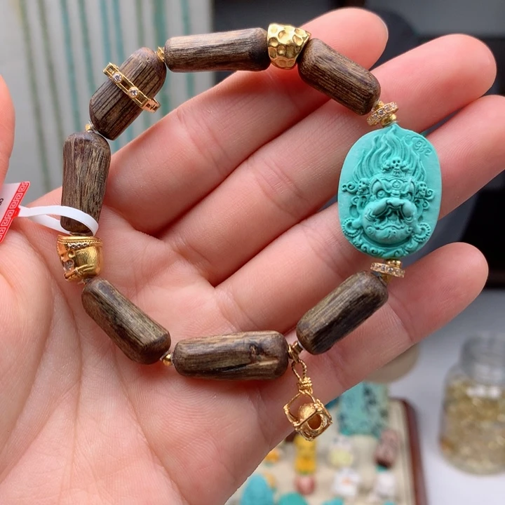 绿松石绿松石配饰18K金镶嵌