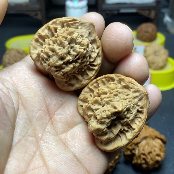 核桃麒麟纹蛇头003