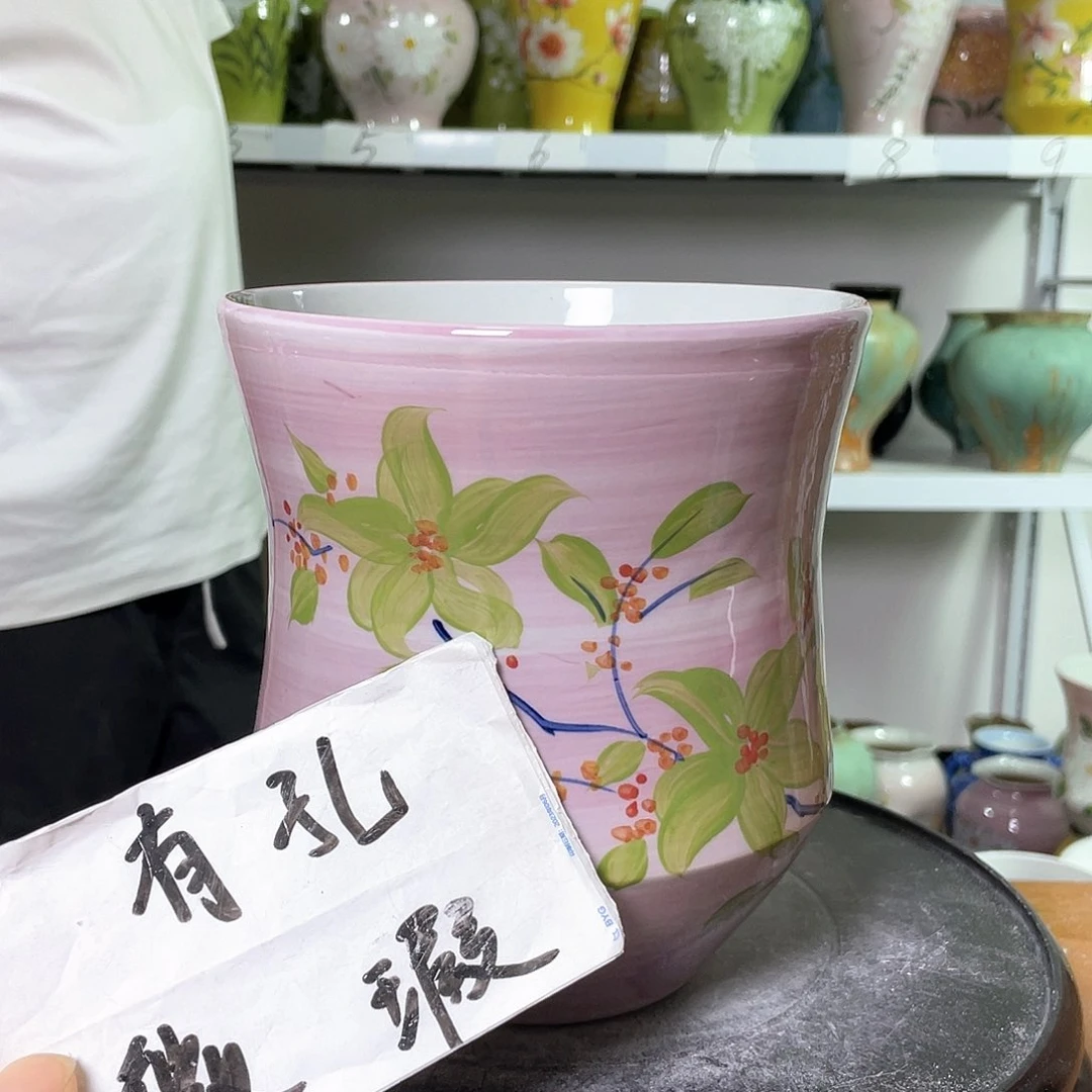 景德镇陶瓷花盆微瑕369