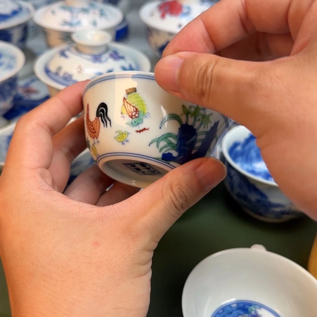 彦祖纯手工手绘茶具103