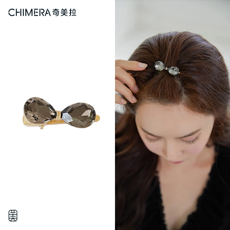 CHIMERA/奇美拉蝴蝶结精致刘海夹气质头饰侧边夹发夹网红可爱发卡