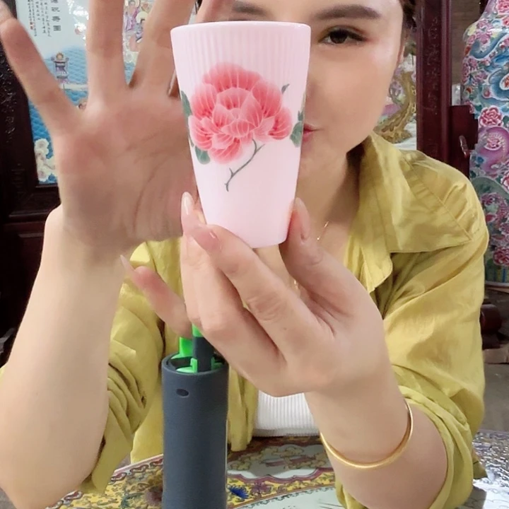 摆件景德镇高温陶瓷闻香杯