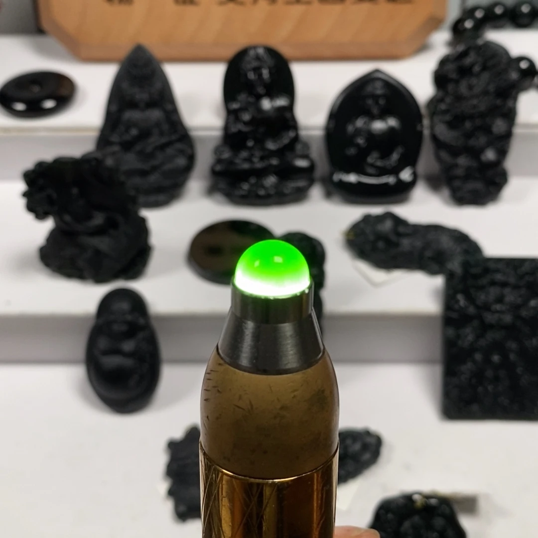 未镶嵌定制翡翠天然缅甸A货墨翠散珠