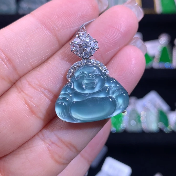 【闪购商品】颈饰银S925镶嵌翡翠