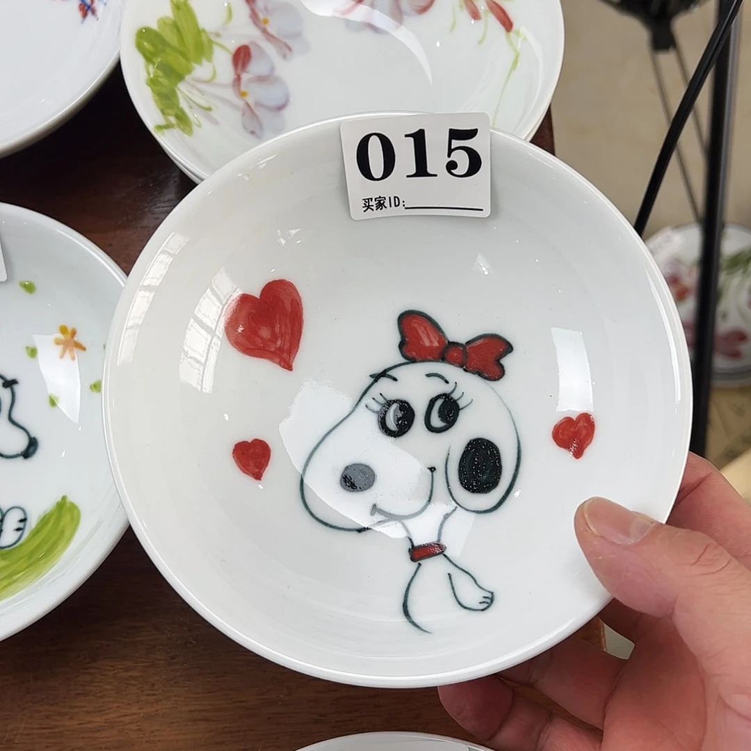 瓷片景德镇陶瓷手工手绘制作