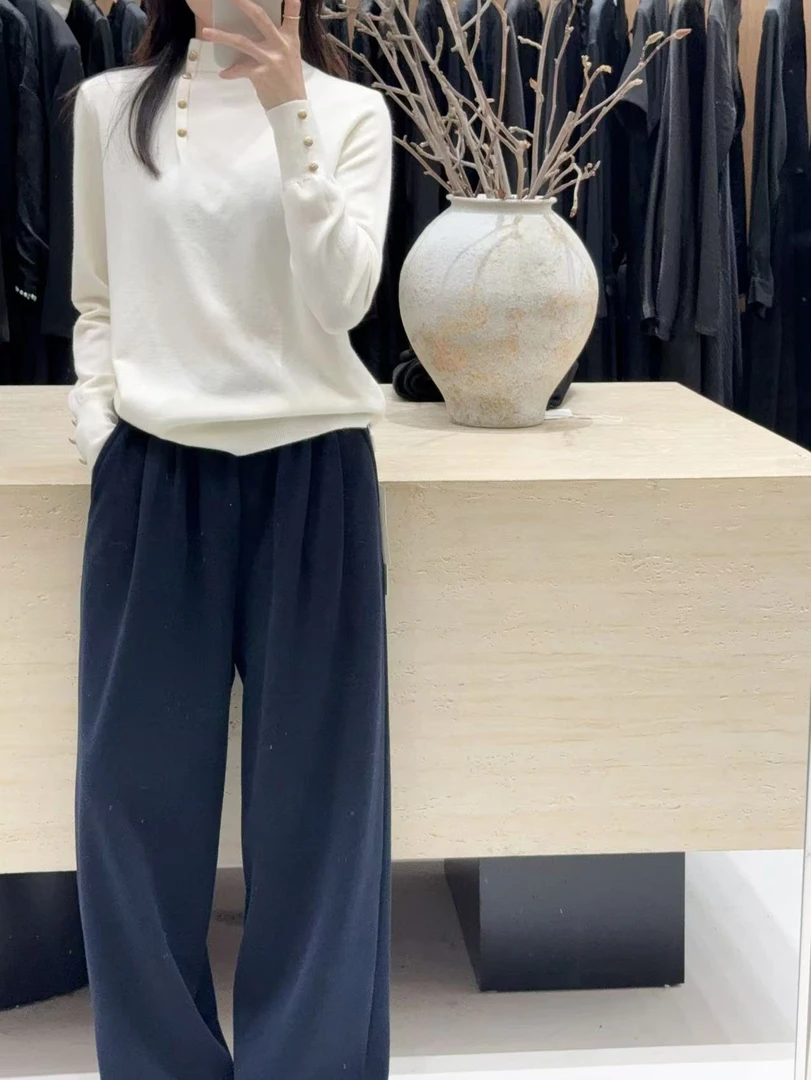 Mary （399#）复古慵懒显瘦裤kc