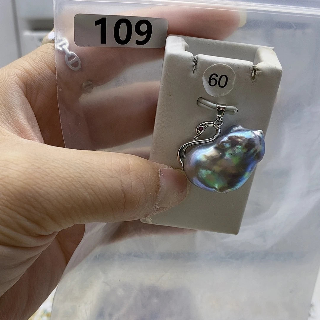 颈饰合金淡水珍珠