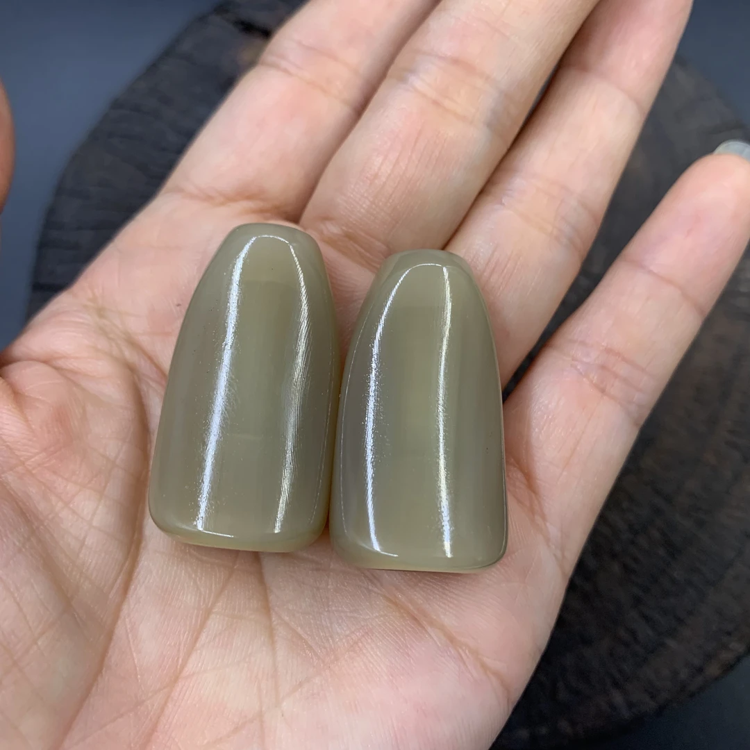 网秋粒 水滴轮花牛角握丸S/D牌通用常规款 一对 网秋粒diy