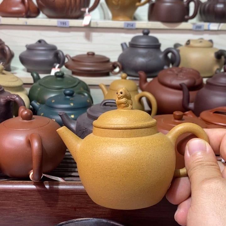 客***平紫砂茶壶精工制作