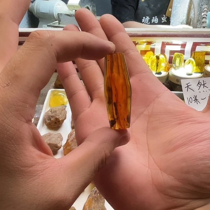 半***糖未镶嵌定制琥珀天然琥珀蜜蜡