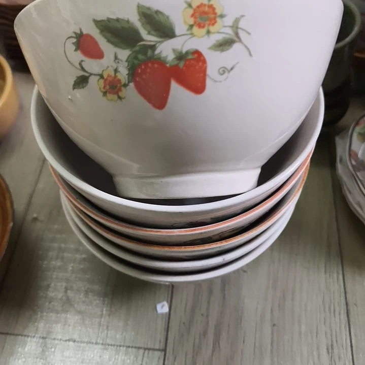 瓷片磁州窑五厂盘碗壶杯