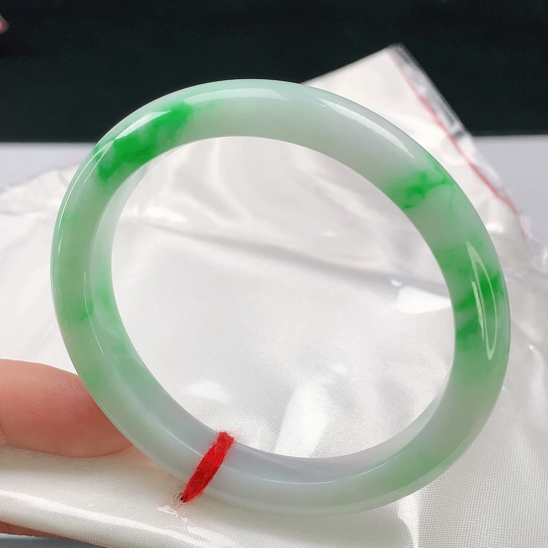 未镶嵌手镯翡翠54贵妃镯