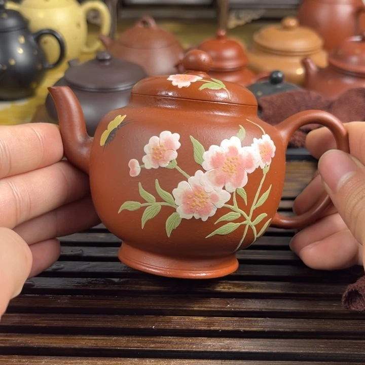 紫砂茶壶原矿紫砂半手工制作