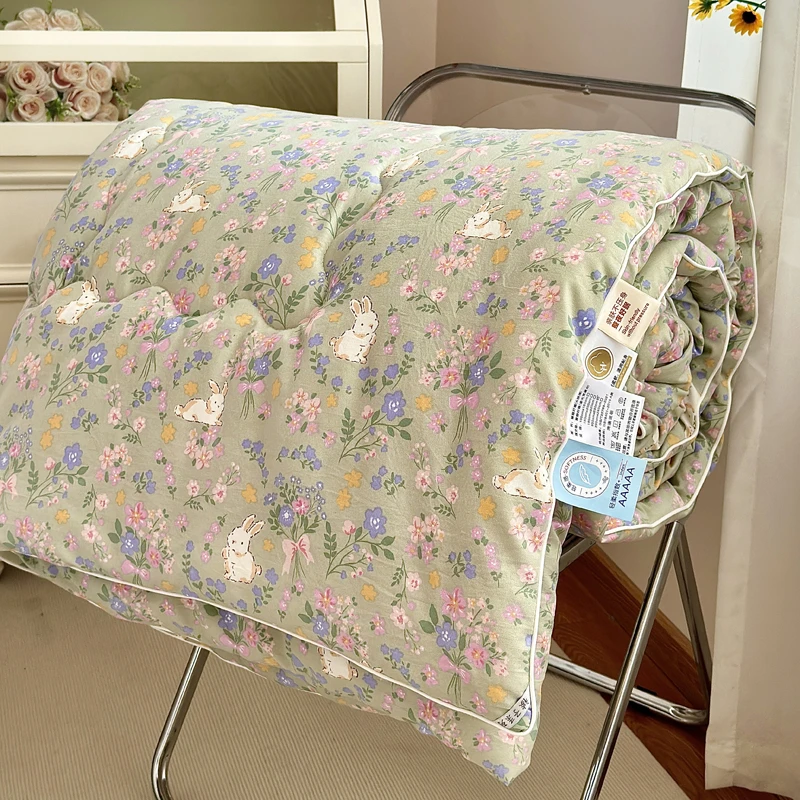 微瑕清仓被芯200*230cm4斤丝带飞飞兔被子