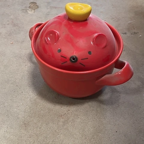 微瑕，明火，口径21厘米，高度12，3L