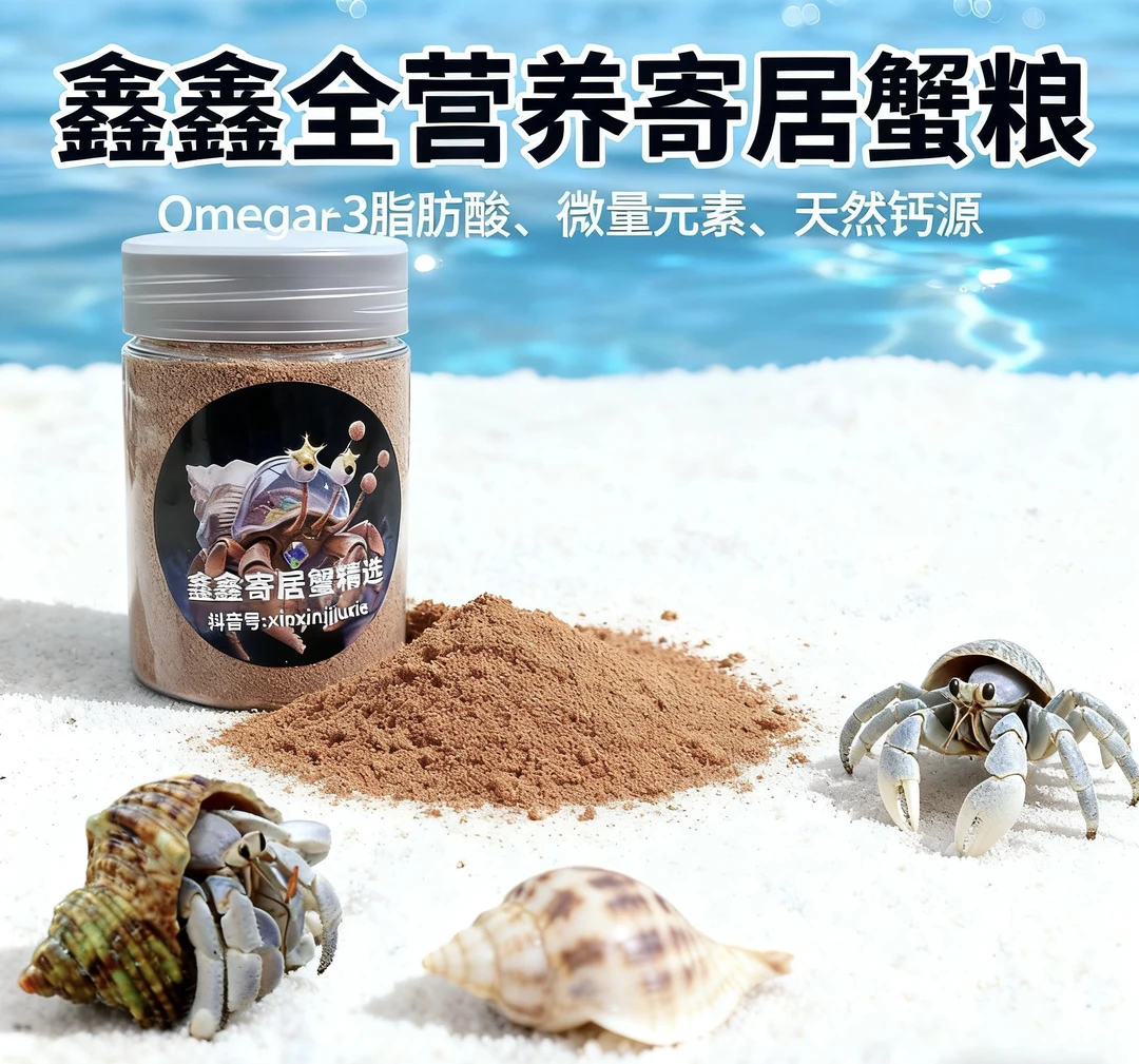 通用型寄居蟹营养蟹粮（带试用装开封不退）