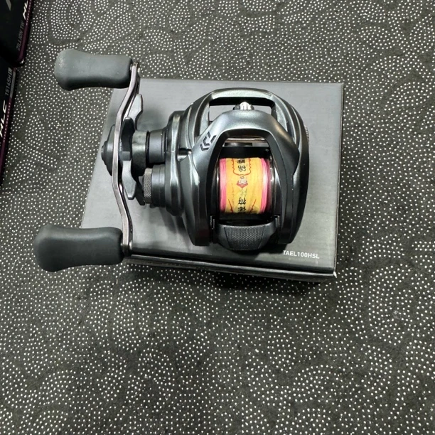 97#路亚水滴轮，蜘蛛精英左7轻微痕迹无齿感书盒齐全