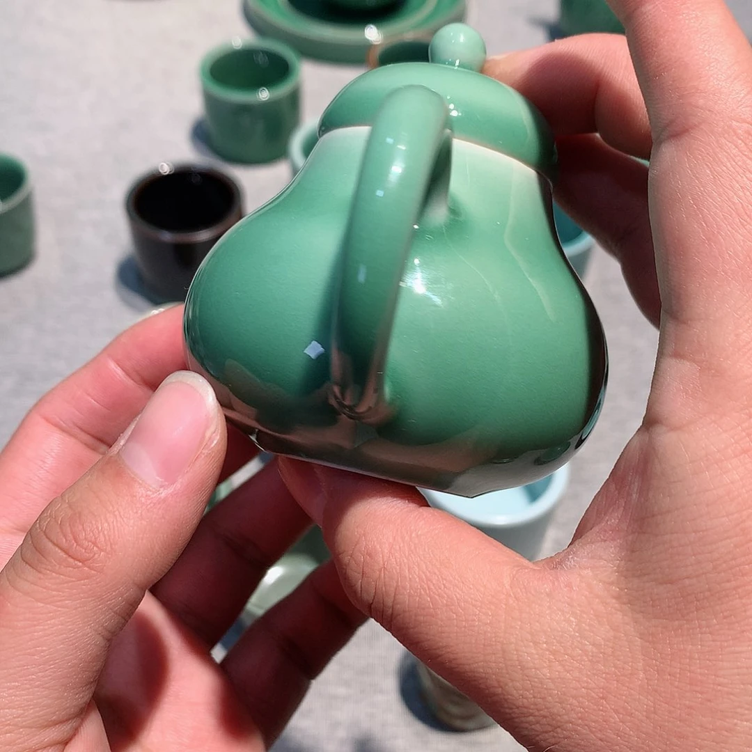 流***龙泉青瓷茶具茶壶
