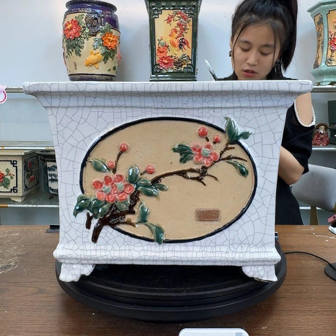 用****9石湾盆450陶瓷