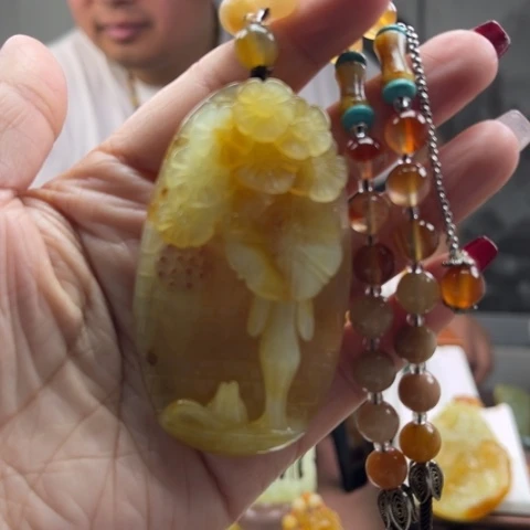 岫玉挂件未镶嵌挂件