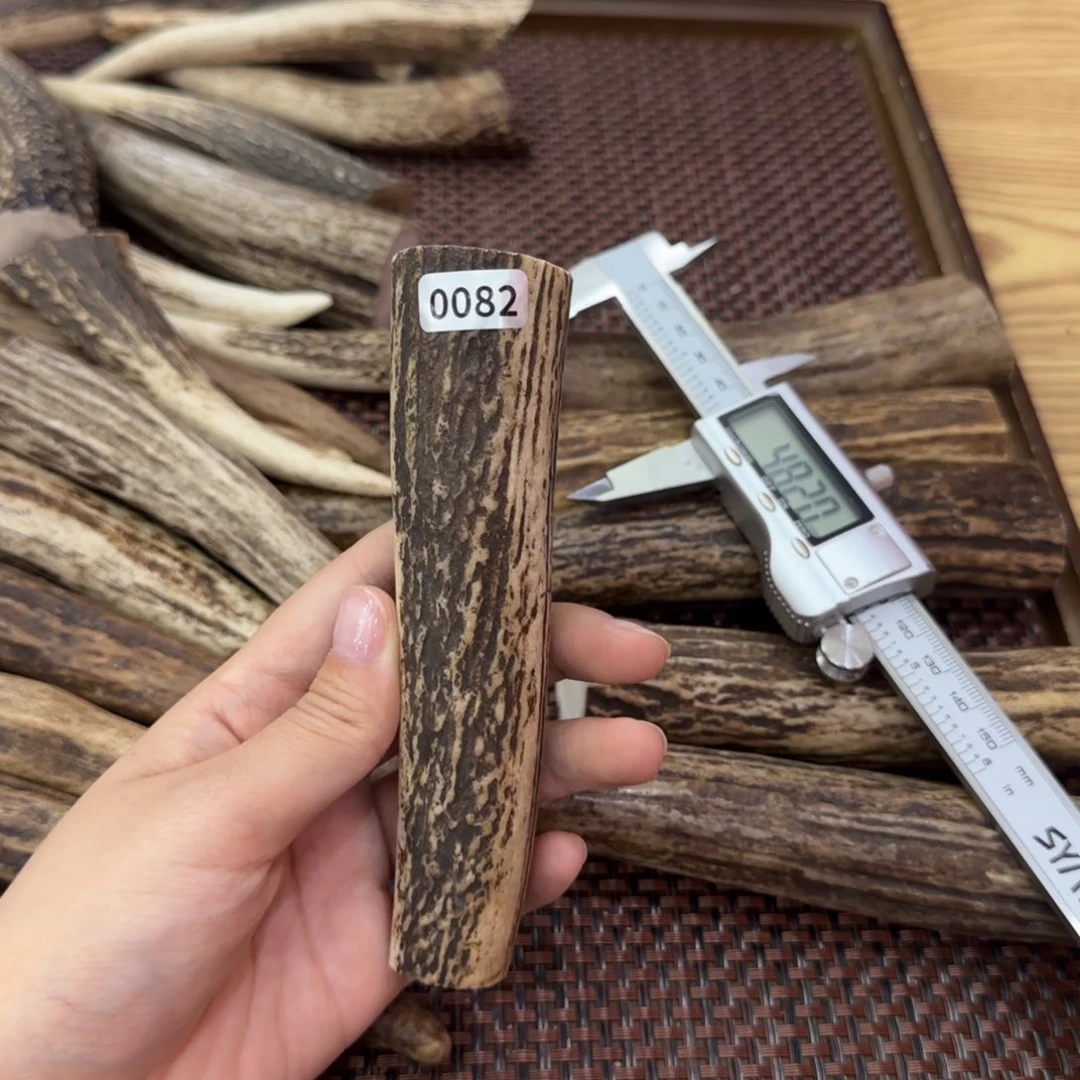 鹿骨其他0082刀柄13.1×3.2cm