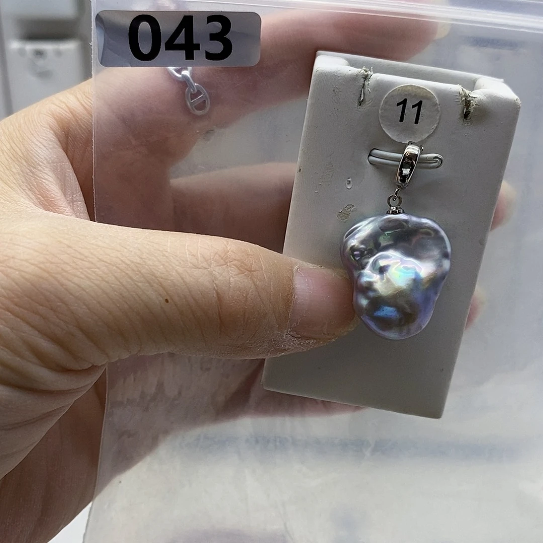 颈饰合金淡水珍珠