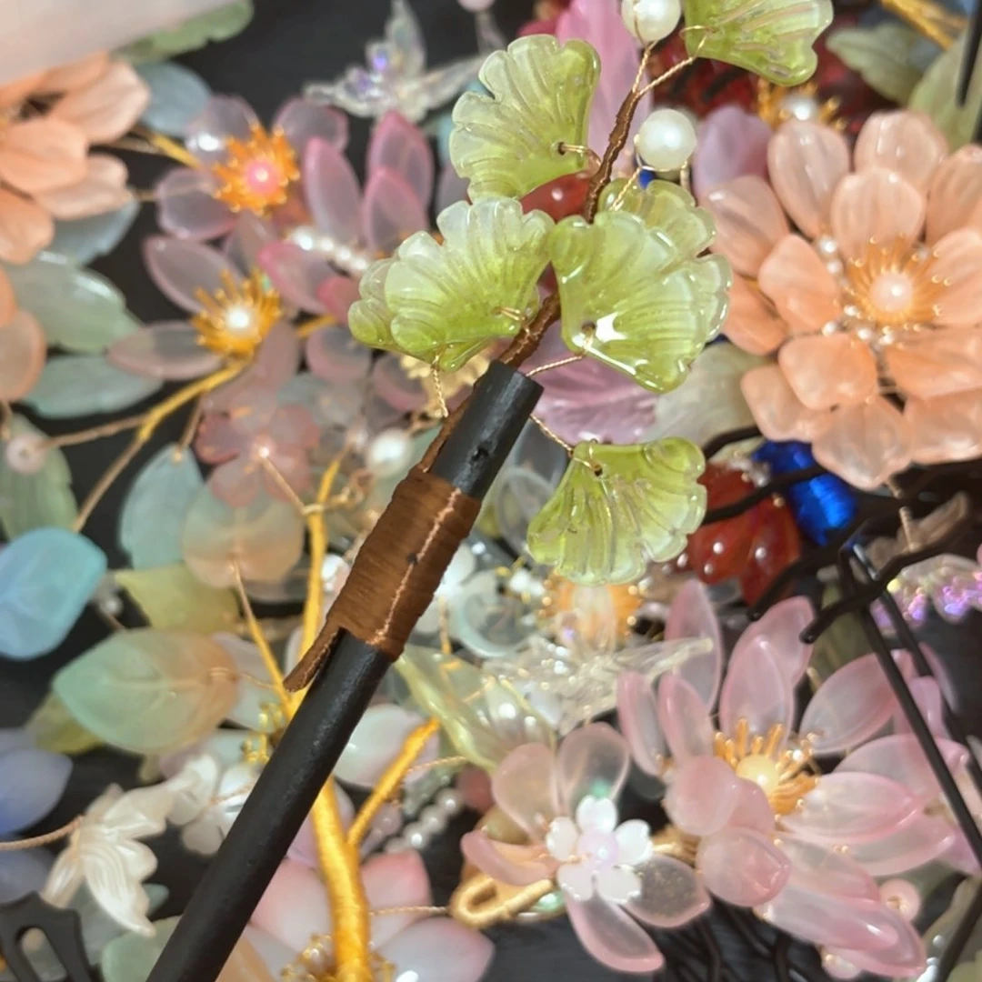 铁合金仿水晶古风琉璃发簪闪购