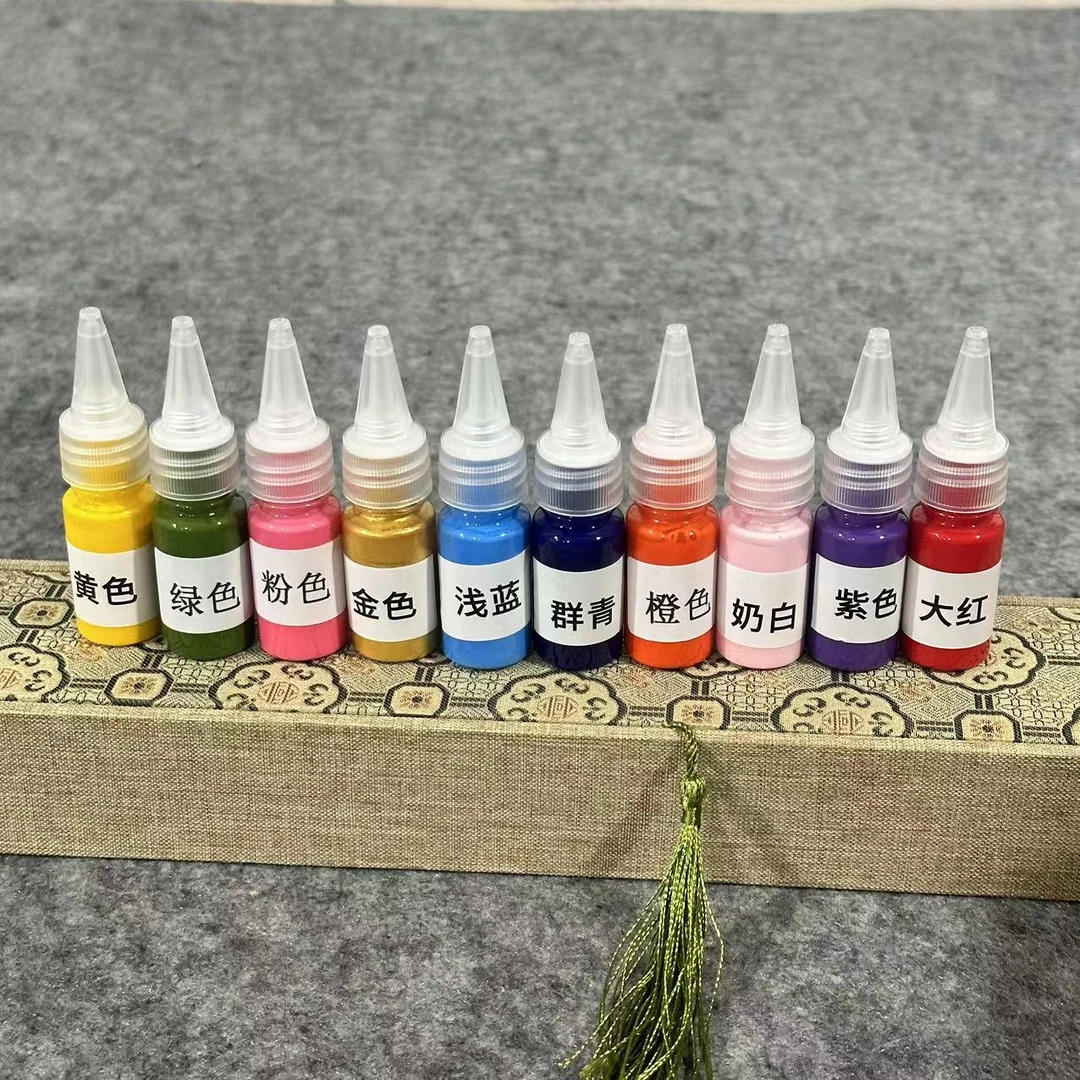 【书心工厂】宣纸清仓福利65号链接十瓶十色非遗天然大漆专用漂漆