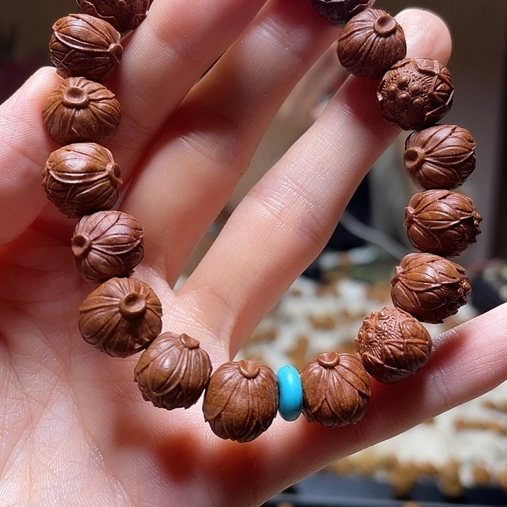 手串/手链橄榄核龙纹桃核 莲蓬
