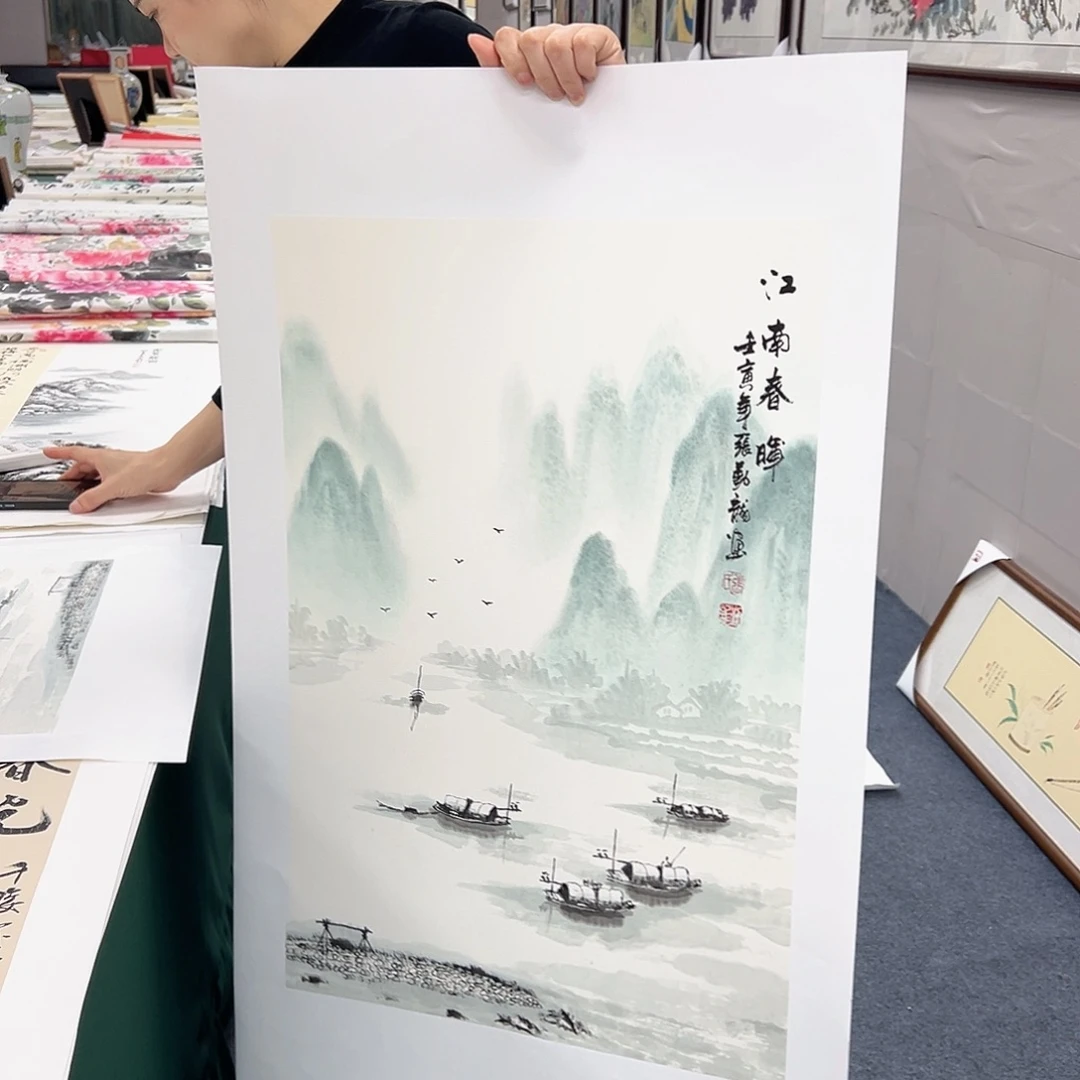 国画宣纸国画纯手绘作品