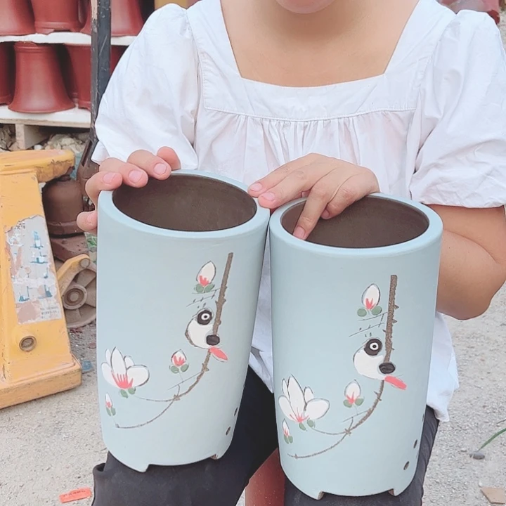 宜兴紫砂精品花盆