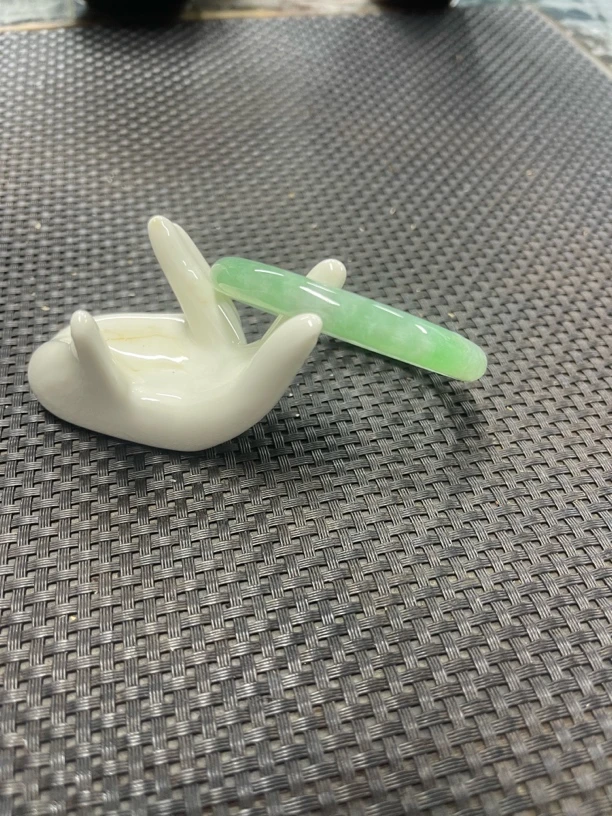 少女款冰飘绿时尚优雅气质型贵妃