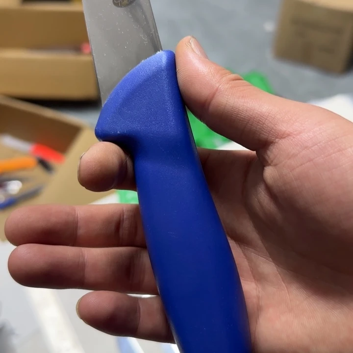 钢铁徽子蓝柄13分割扒皮