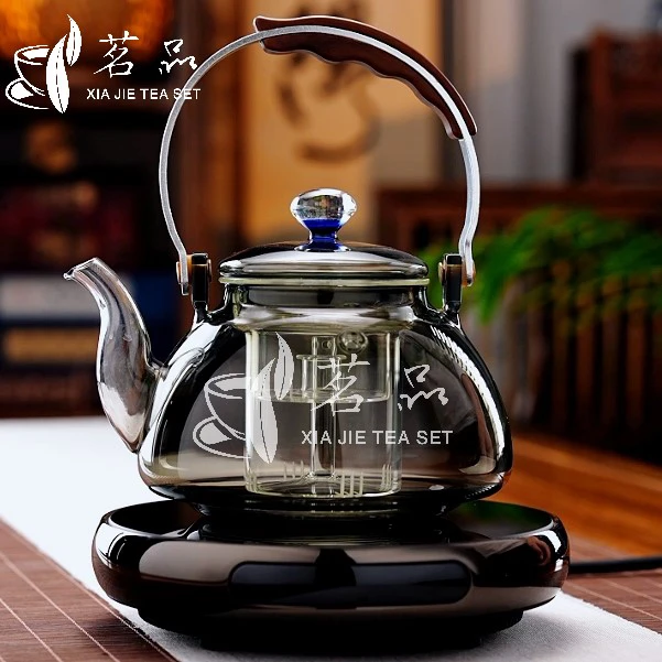 茗凤祥魔术师1300W 大功率电陶炉加半月星空壶煮茶套装