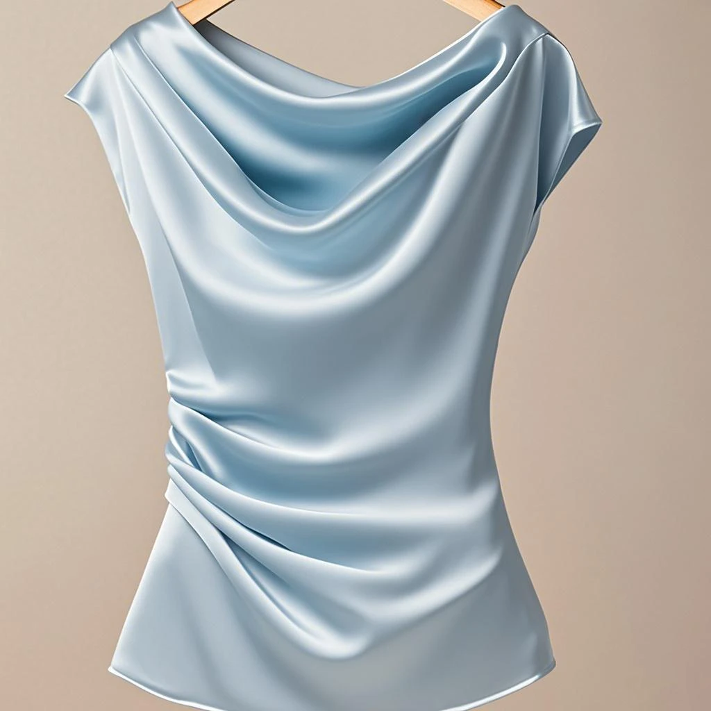 轻奢衬衫2025夏季新款上衣小衫女时尚气质一字领显瘦遮肉短袖衬衣