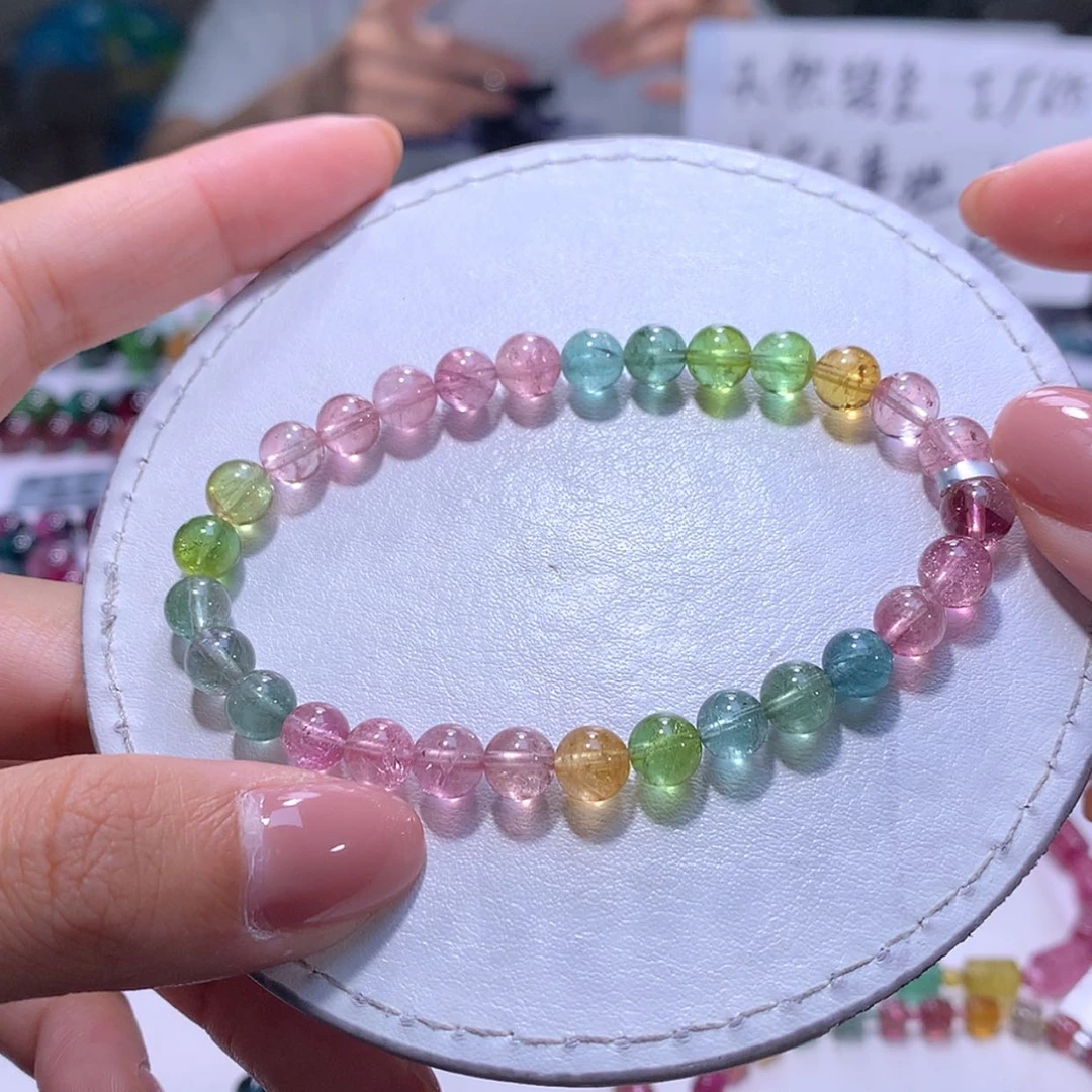 【闪购商品】未镶嵌手串碧玺6.8m
