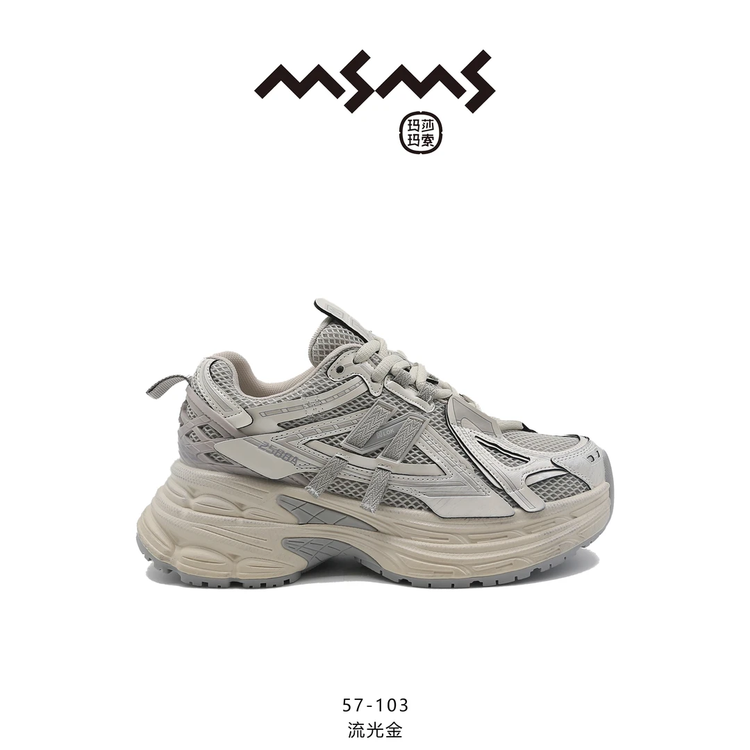 【玛莎玛索】57-103春季新款时尚增高女厚底复古舒适百搭休闲鞋