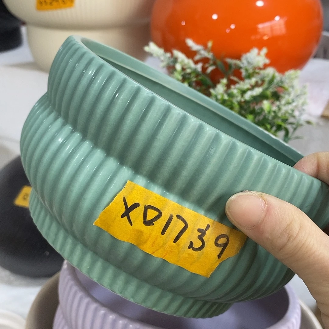 陶杯子陶盆有孔 瑕疵介意勿拍