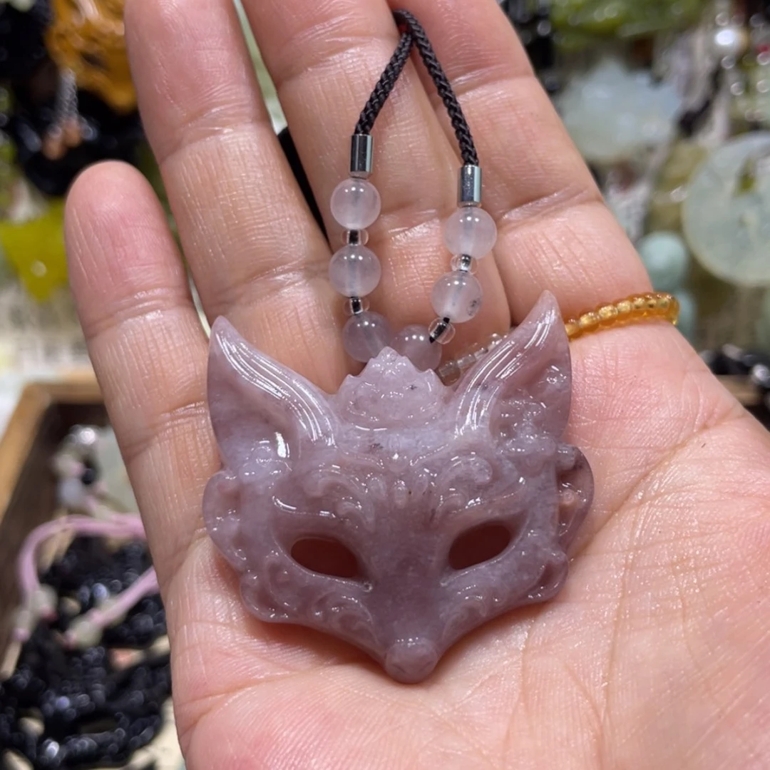 【闪购商品】岫玉颈饰未镶嵌布**麻5吊坠