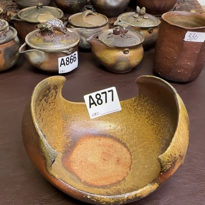 备前烧作品备前烧作品宫尾昌宏微瑕