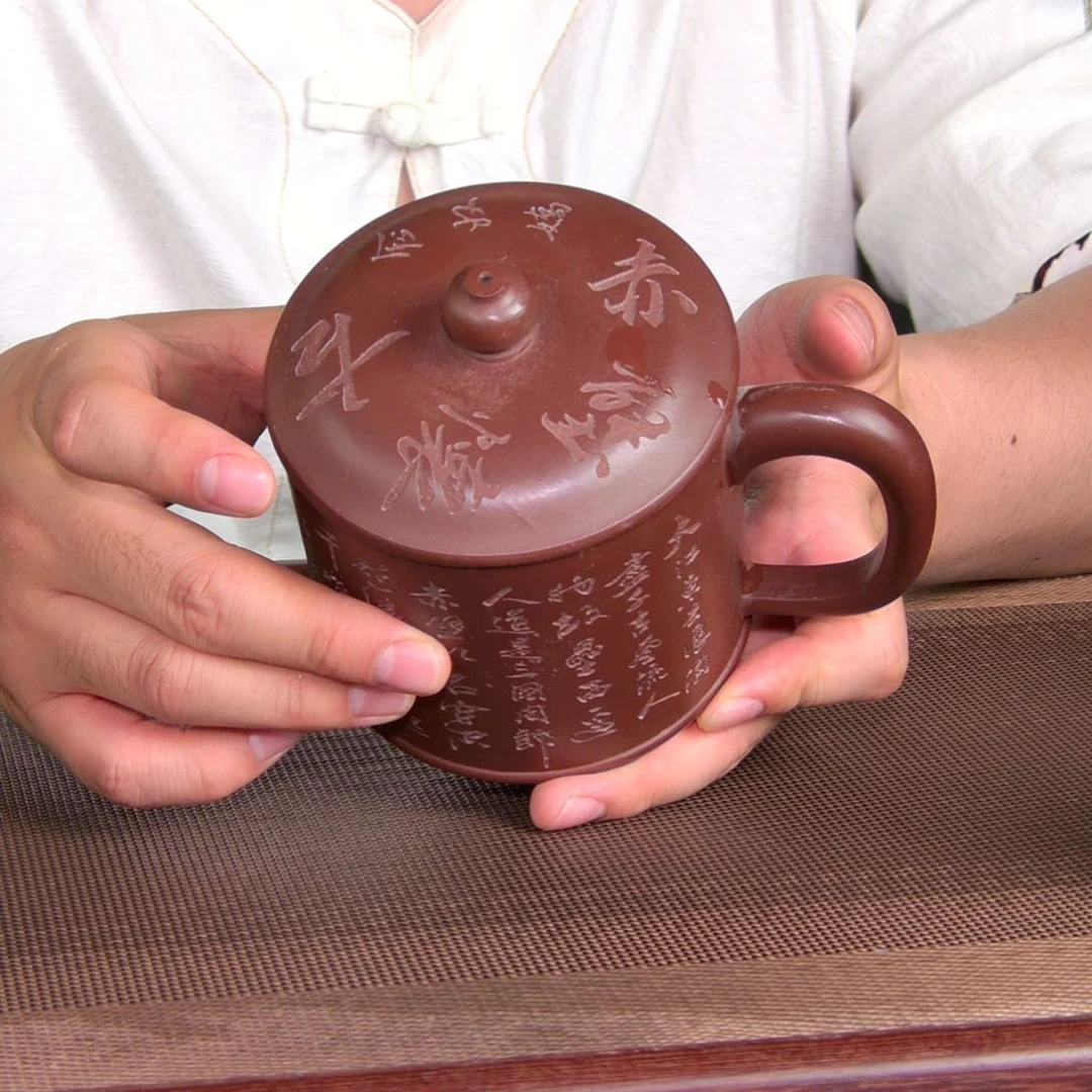 茶杯紫砂高货放漏