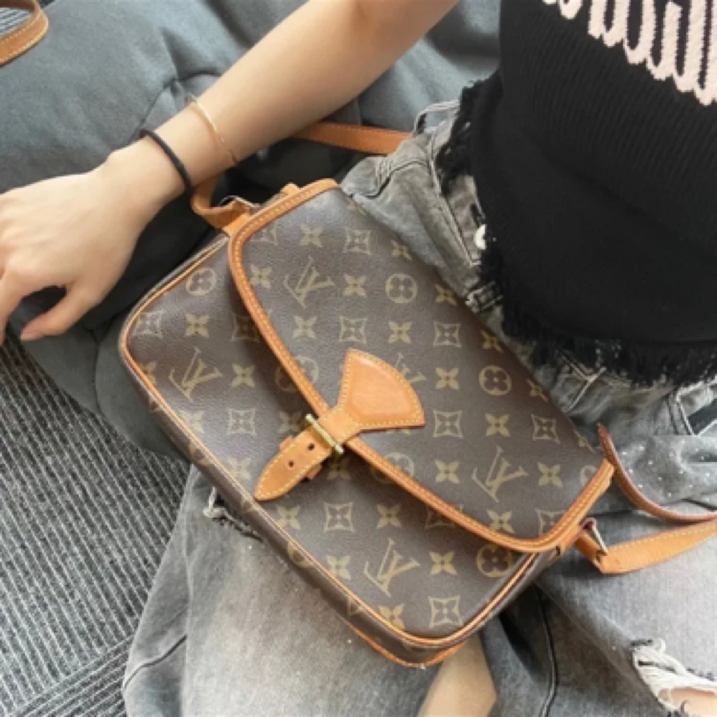 修复品老款法棍 中古邮差包 全原95新