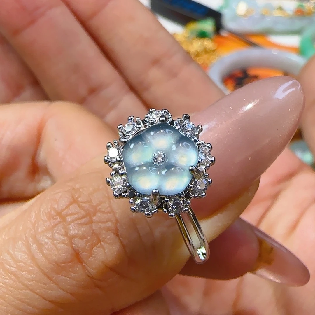 翡翠戒指未镶嵌翡翠50