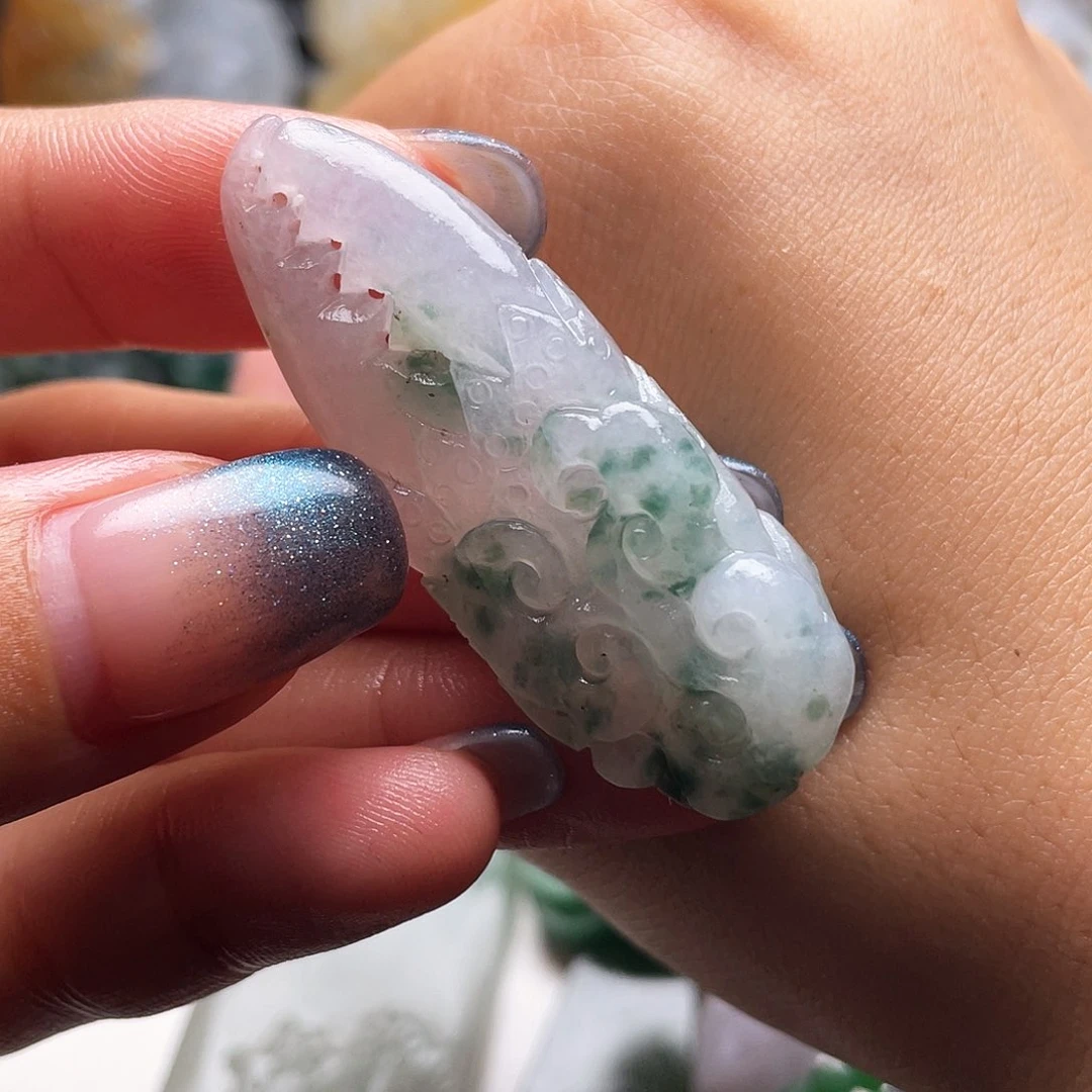 定制翡翠未镶嵌9**一天然